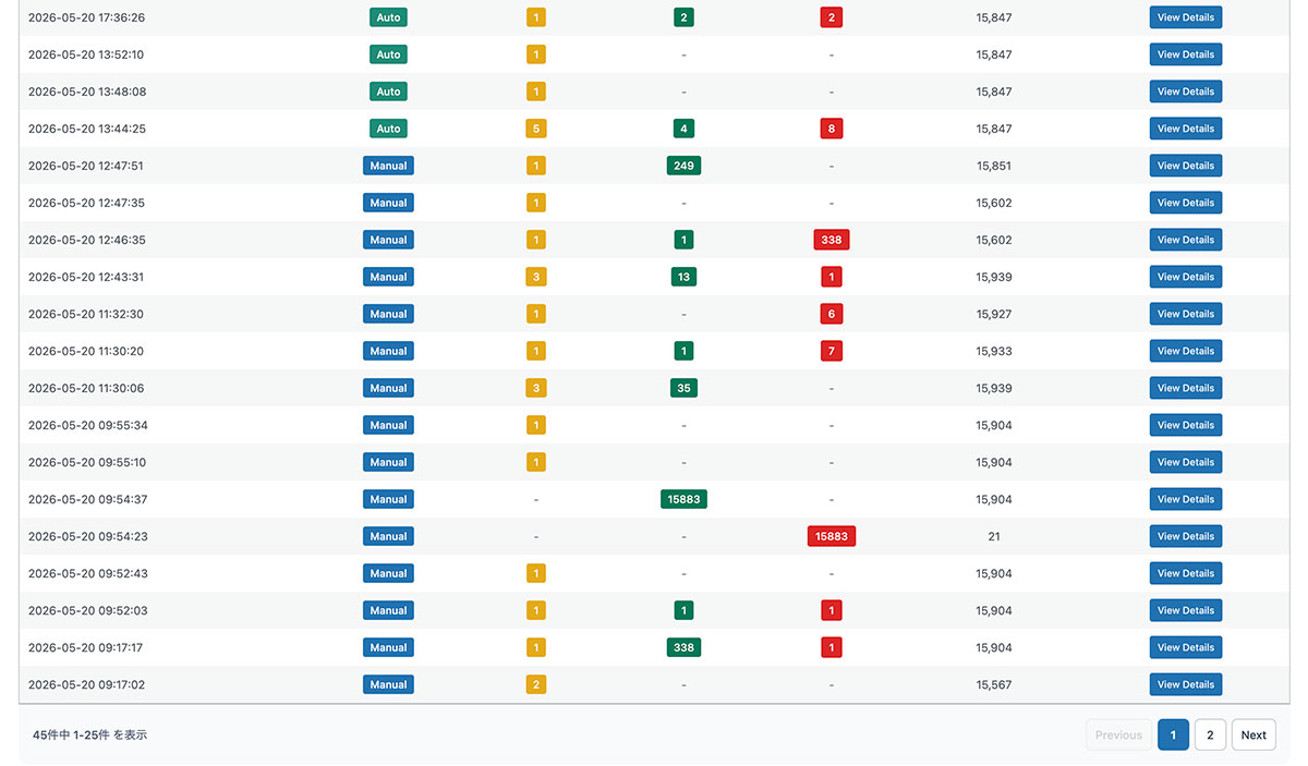 File monitoring screenshot